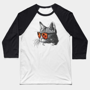 Tropic Kitty Baseball T-Shirt